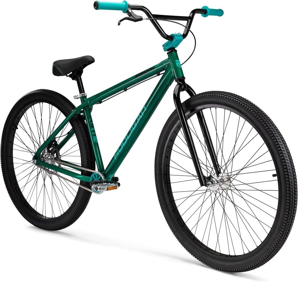 Mongoose Hooligan AL Adult, Fat Tire BMX Bike, Lightweight Aluminum Frame