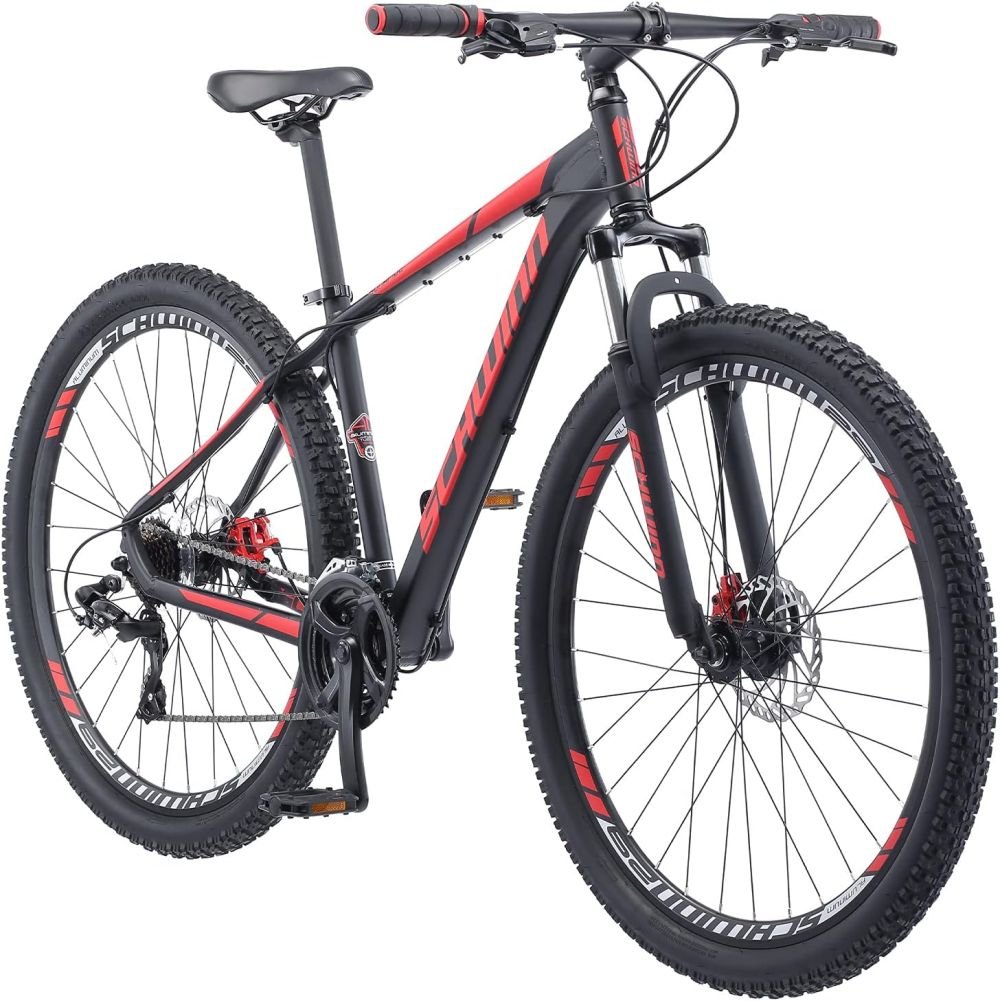 Schwinn Bonafide Men and Women Mountain Bike, Front Suspension, 24-Speed, 29-Inch Wheels