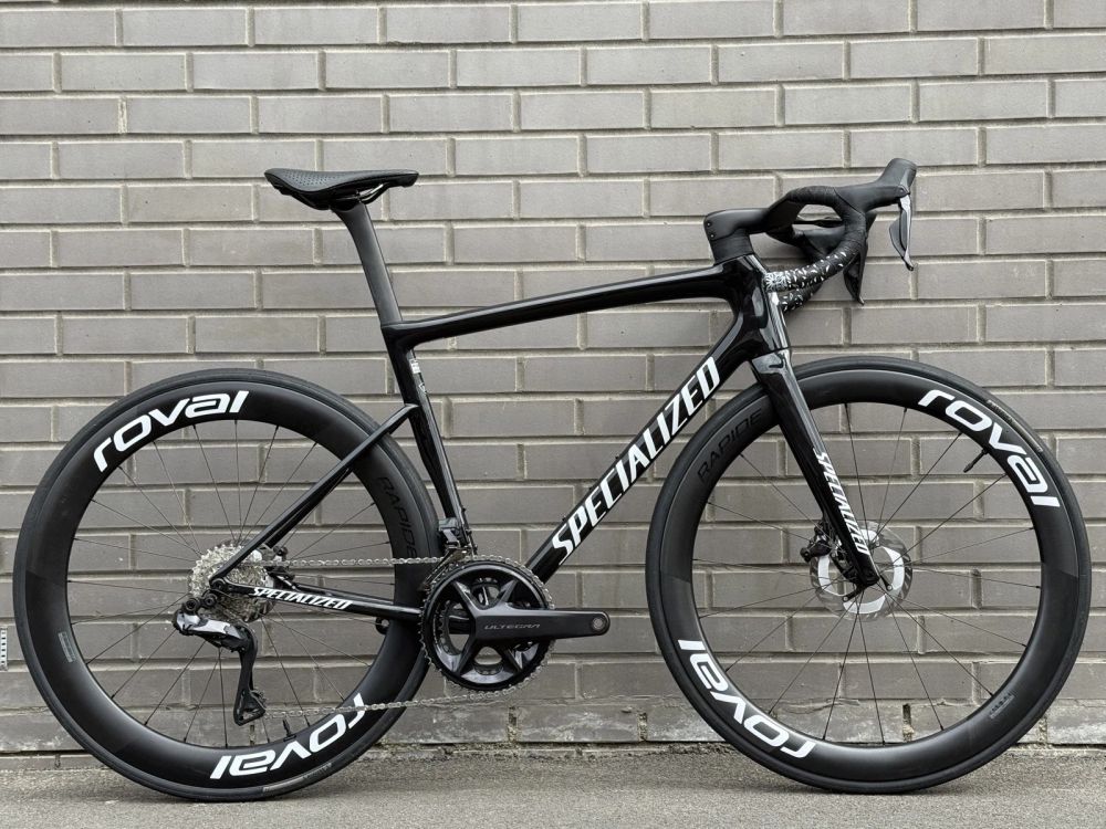 SPECIALIZED TARMAC SL8 PRO 56CM LARGE FRAME ULTEGRA DI2 DISC ROVAL RAPIDE WHEELS