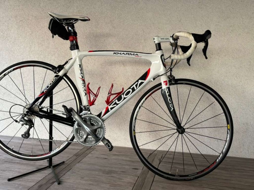  KUOTA Kharma Race Carbon Rennrad weiß Shimano Ultegra triple RH 56