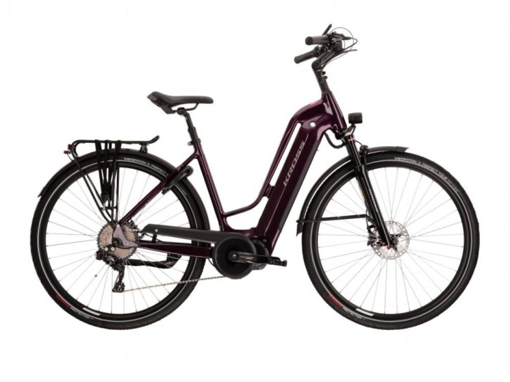 Kross Trans Hybrid Prestige Trapez 630 Wh violet 2022 - RH-L Ausstellungsrad