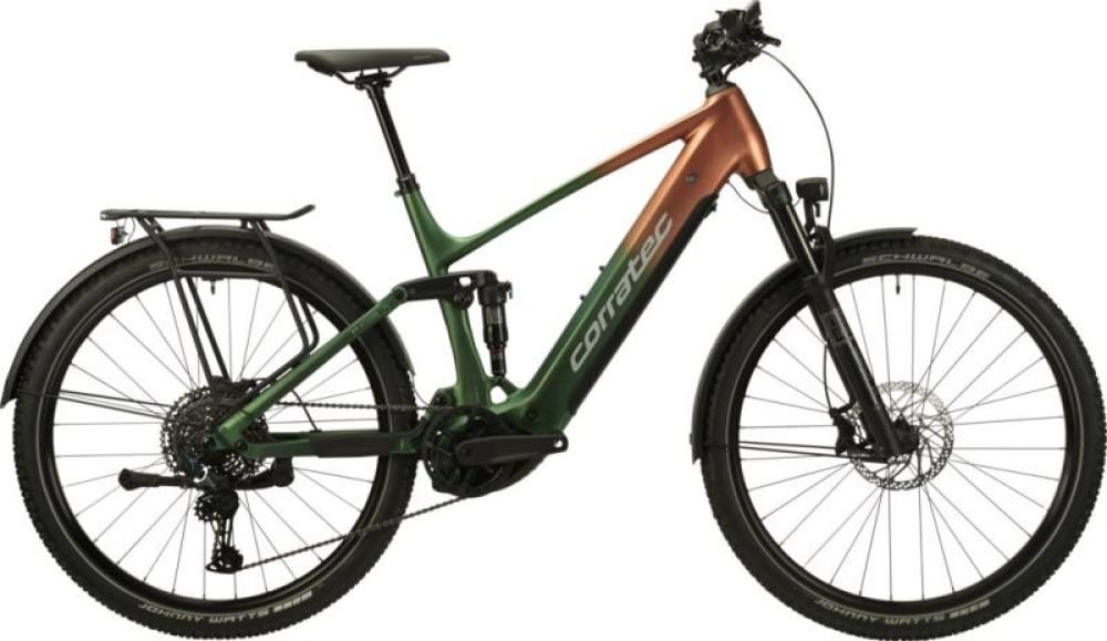 E-bike CORRATEC MTC 120 Pro Copper, Dark Green, Silver, Grey, Black, Fully, fast NEU