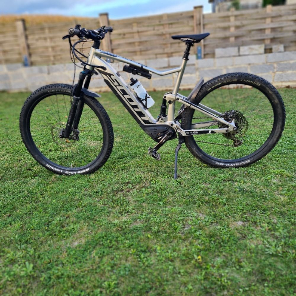 EMTB SCOTT Spark eRide 910 mit TwinLoc-Federungssystem, mit 2 Akkus zu 504 Wh