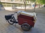 Produktbild 7 von Bakfiets NL CargoTrike Classic Narrow Lastenrad Cargo Bike Kinder Transporter Lastenfahrrad Dreirad Elektro Dog Hund