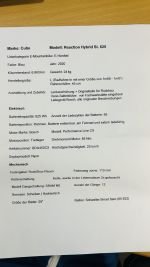 Produktbild 1 von E Mountainbike Cube Reaction Hybrid SL, 625 Wh Akku