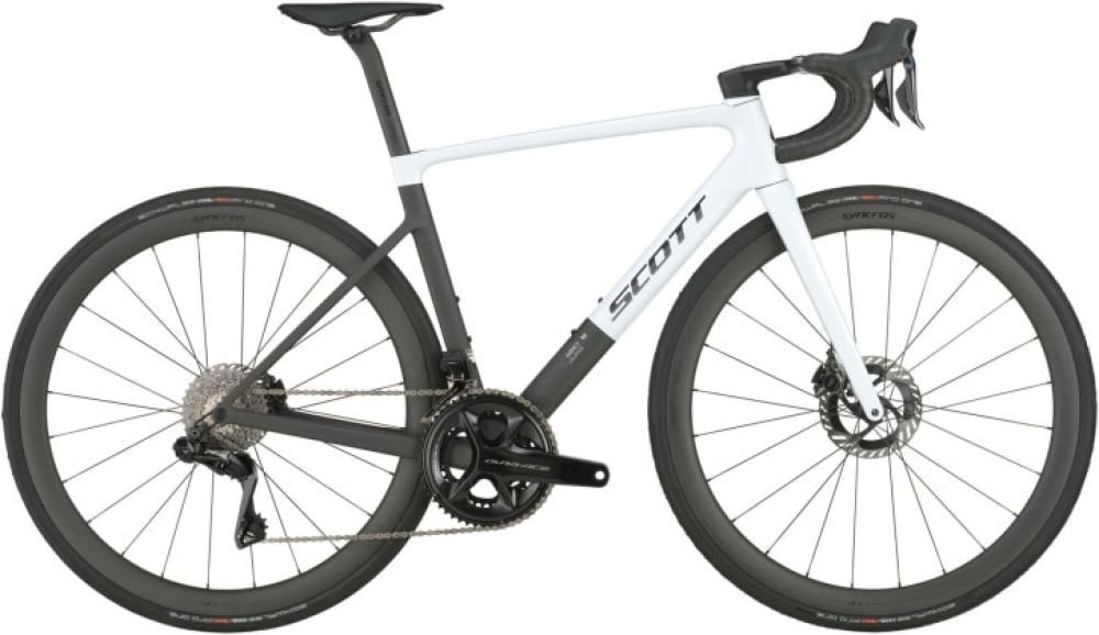 Scott Addict RC Pro (EU) cumulus white/carbon black 2026 - RH-M