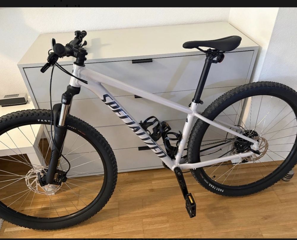 MTB Mountainbike Specialized Birch Taupe Rockhopper M creme beige weiß weiss