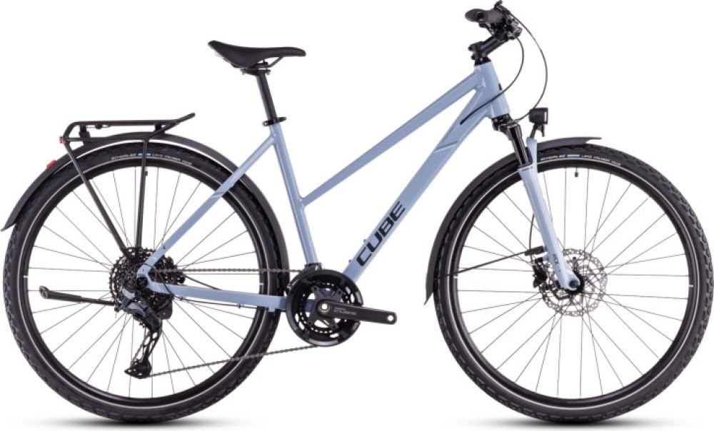 Cube Nature EXC Allroad pigeonblue´n´black 2025 Trapeze - RH 50 cm