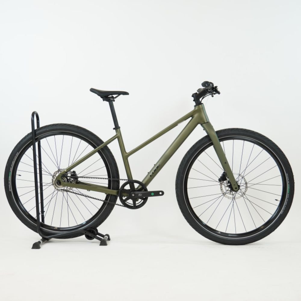 Cube Editor ONE reedgreen´n´black 2026 Trapeze - RH 46 cm Ausstellungsrad