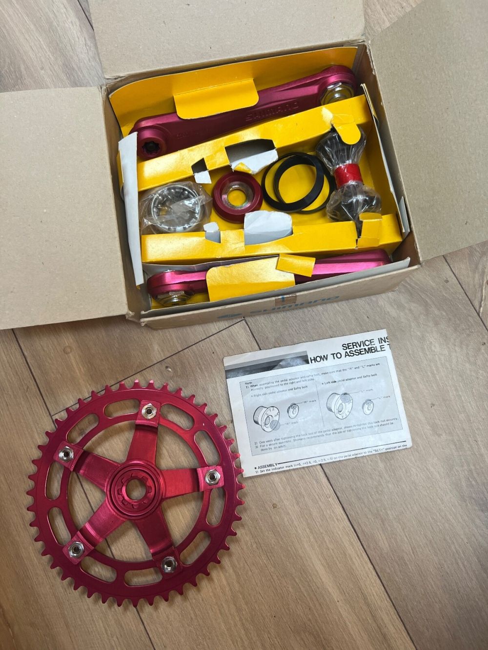 Shimano DX Crank set FC-MX61 NOS