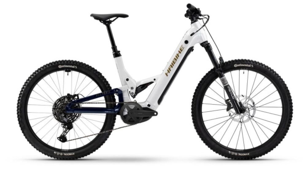 Haibike Alltrail 8 27.5 Low white blue gold 2026 - RH-L