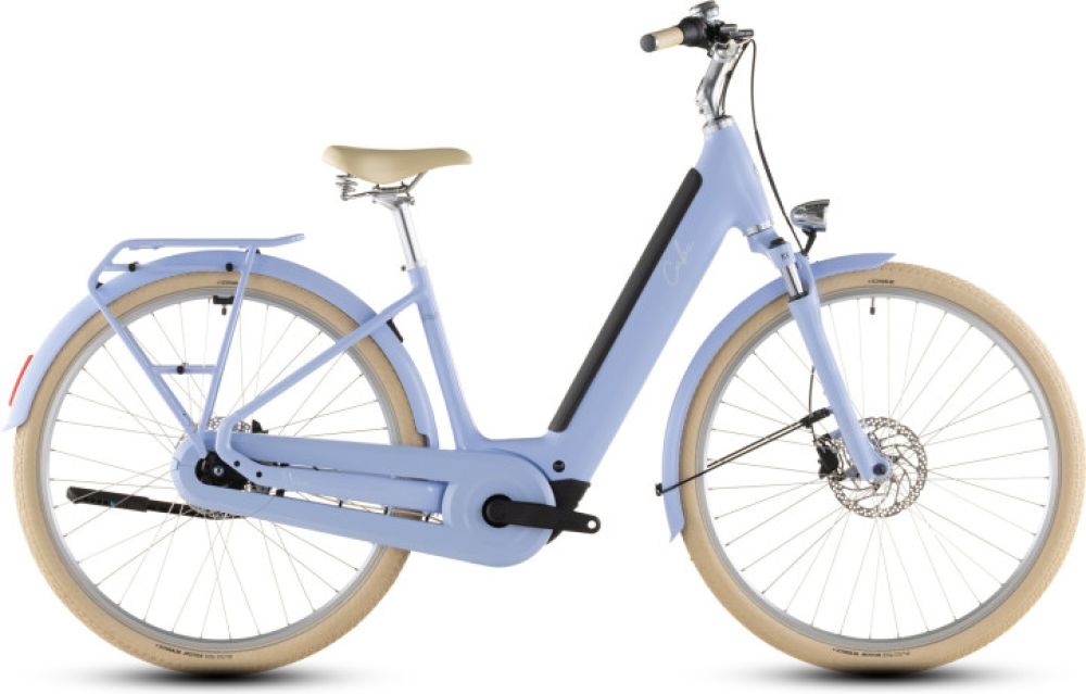 Cube Aruba Hybrid 600 blueblossom´n´creme 2026 Easy Entry - RH 42 cm