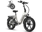 Produktbild 8 von Ecorush R2 E-Bike Elektrofahrrad 20x4 Zoll Faltrad, 499,2 WH, Farbe Gold