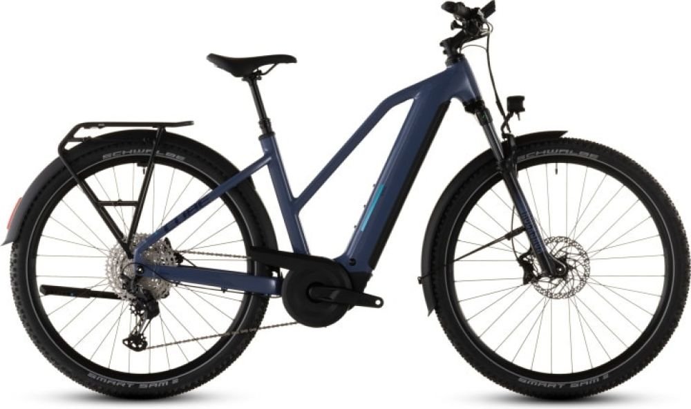 Cube Nuride Hybrid EXC 800 jeansblue´n´blue 2026 Trapeze - RH 58 cm
