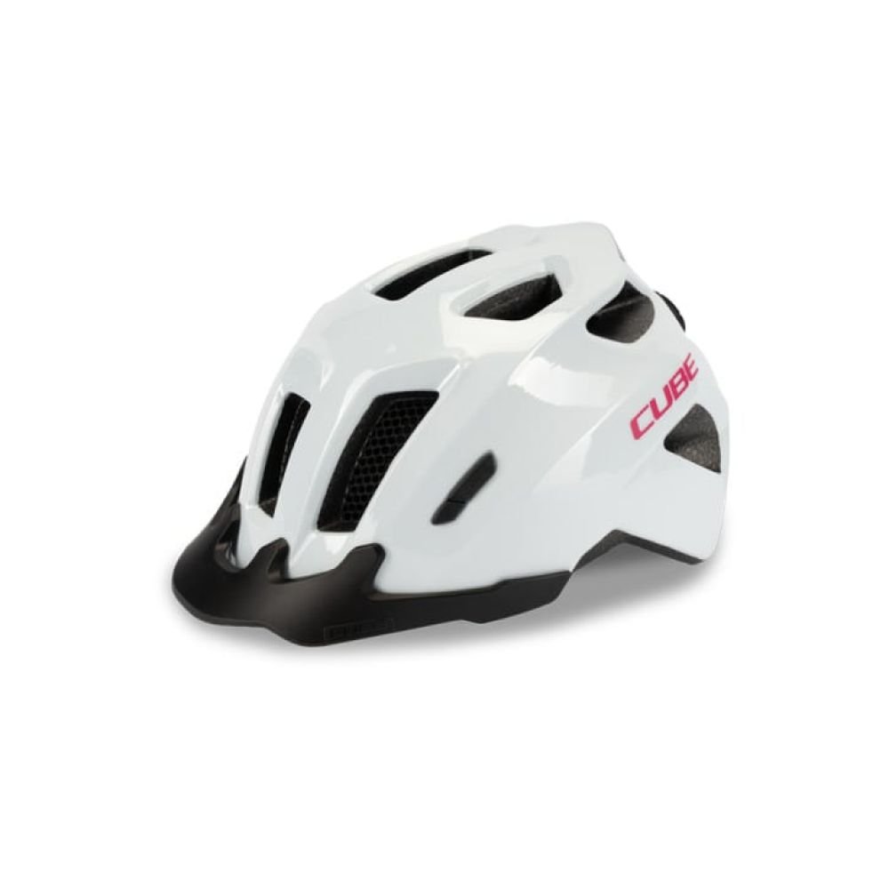 Cube Helm Fink flashwhite´n´pink - M