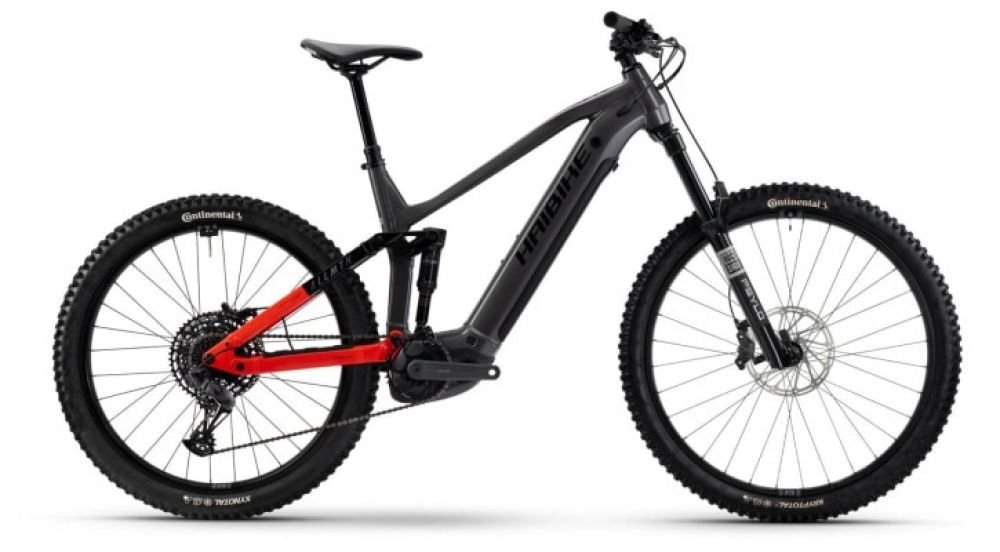 Haibike Allmtn 4 silver red black 2026 - RH-L