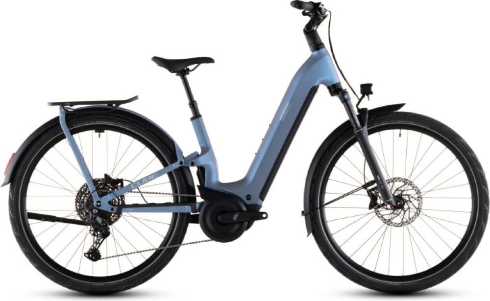 Cube Kathmandu Hybrid ONE11 HPC Pro 800 hazeblue´n´blue Easy Entry - RH 58 cm