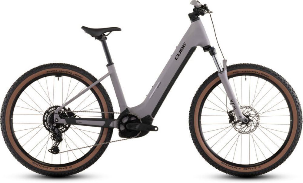 Cube Reaction Hybrid Performance 600 - plumgrey-black Rahmengröße: L