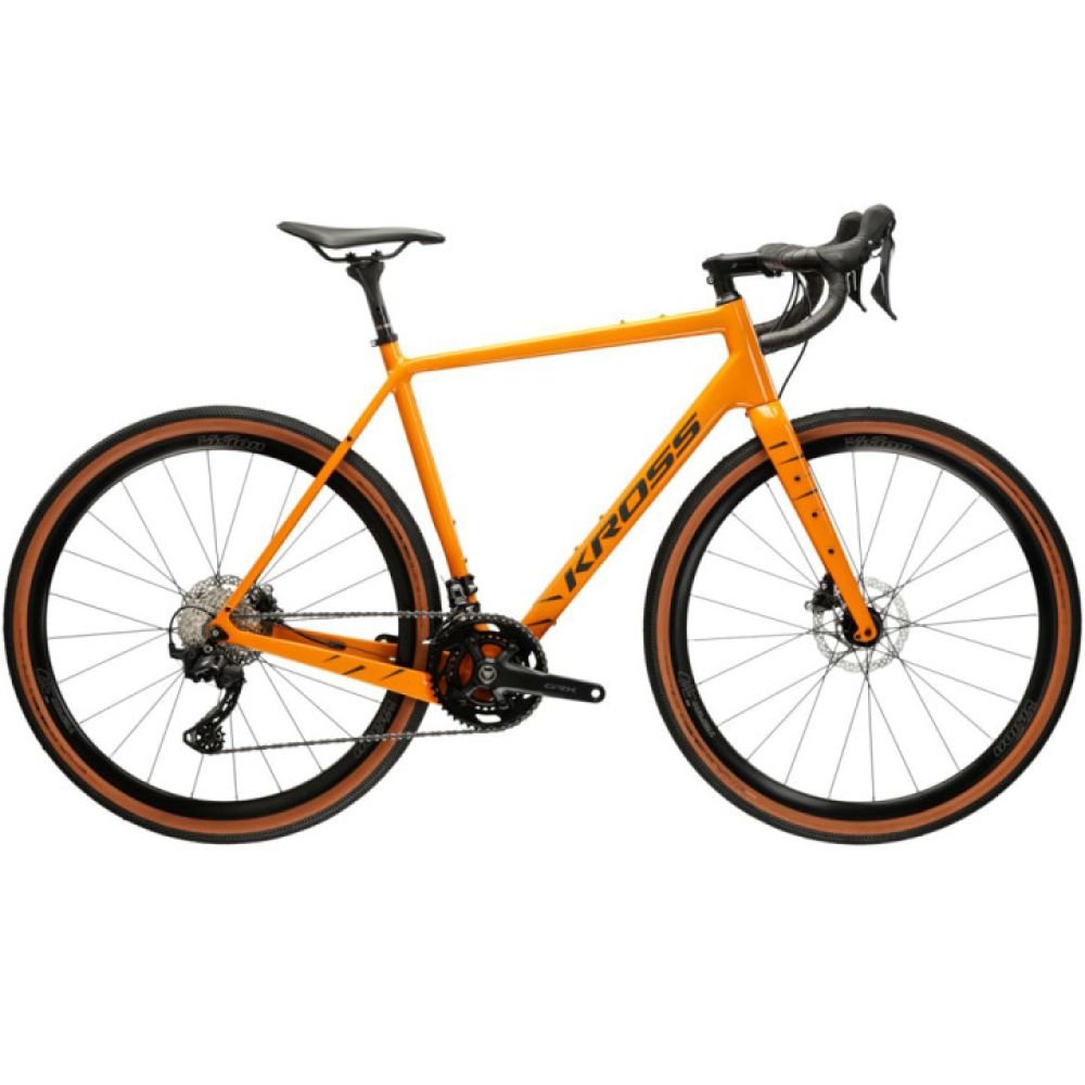 Kross Esker 8.0 orange grey 2025 - RH-L