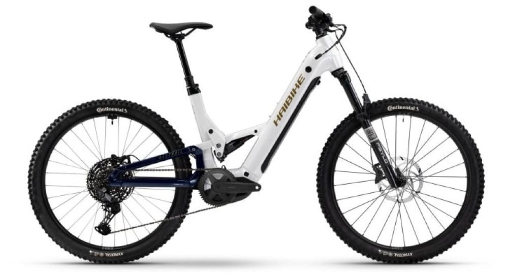Haibike Alltrail 8 27.5 Low white blue gold 2026 - RH-M