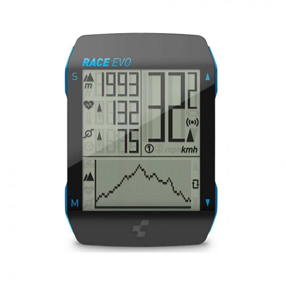 Cube Fahrradcomputer RACE EVO black´n´blue metallic