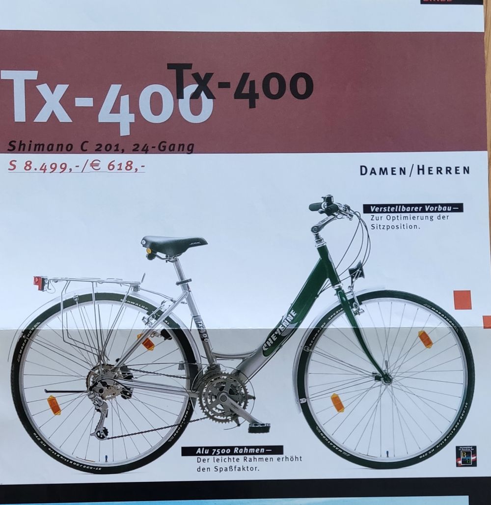 Damenfahrrad - Trekkingbike CHEYENNE TX-400