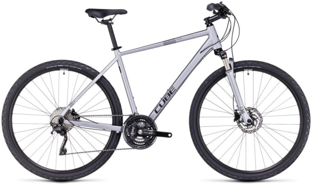Cube Nature EXC polarsilver'n'black 2023 - RH 46 cm