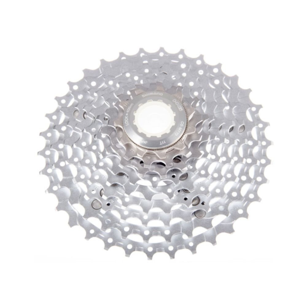 Shimano Kassette Deore XT CS-M770 9-fach 11-32T. silber