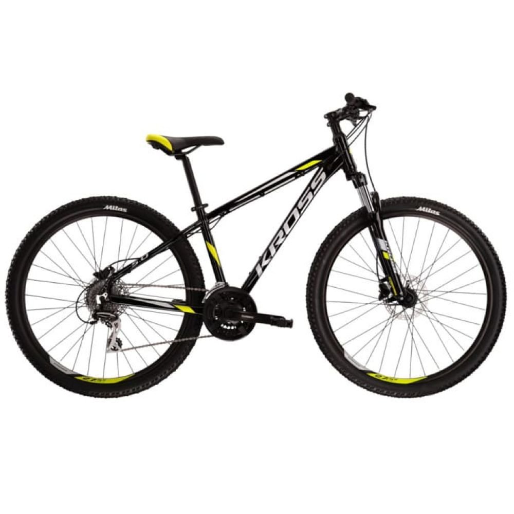 Kross Hexagon 5.0 27.5 black lime 2023 - RH-S