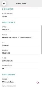 Produktbild 7 von Hercules Pasero SUV I-10 E-Bike – fast neu, nur ca. 125 km, 720 Wh Akku, Brose 90 Nm
