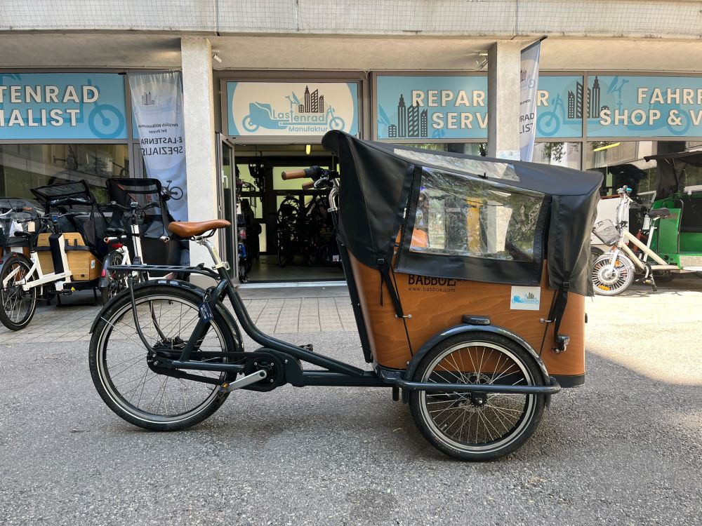 Babboe Go Lastenrad Cargo Bike Kinder Transporter Lastenfahrrad Dreirad E-Bike