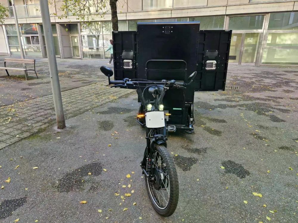 Cargo Cycling Chariot Lastenrad Cargo Bike Elektro Cargo Lastenfahrrad E-Bike Farrad Elektro Rad Heavy Load