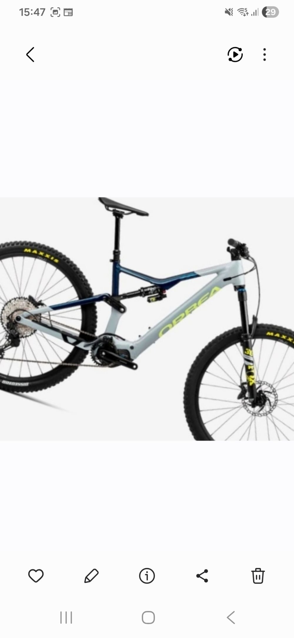 LIGHT E-MTB ORBEA RISE H15 (2022)