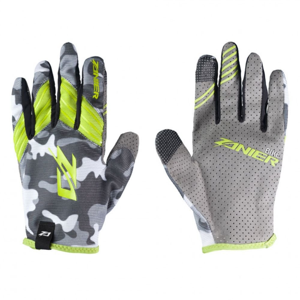 Zanier Gloves SHREDDER unisex camo lime L
