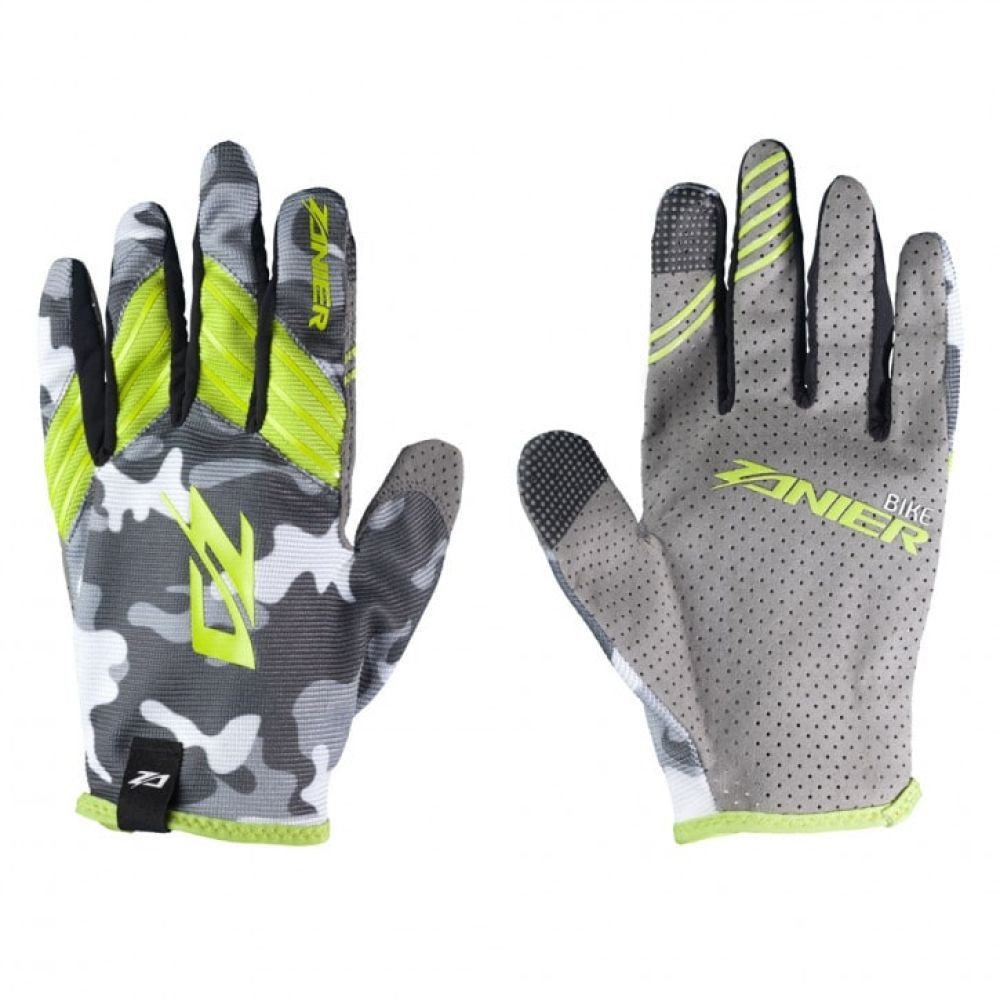 Zanier Gloves SHREDDER unisex camo lime S
