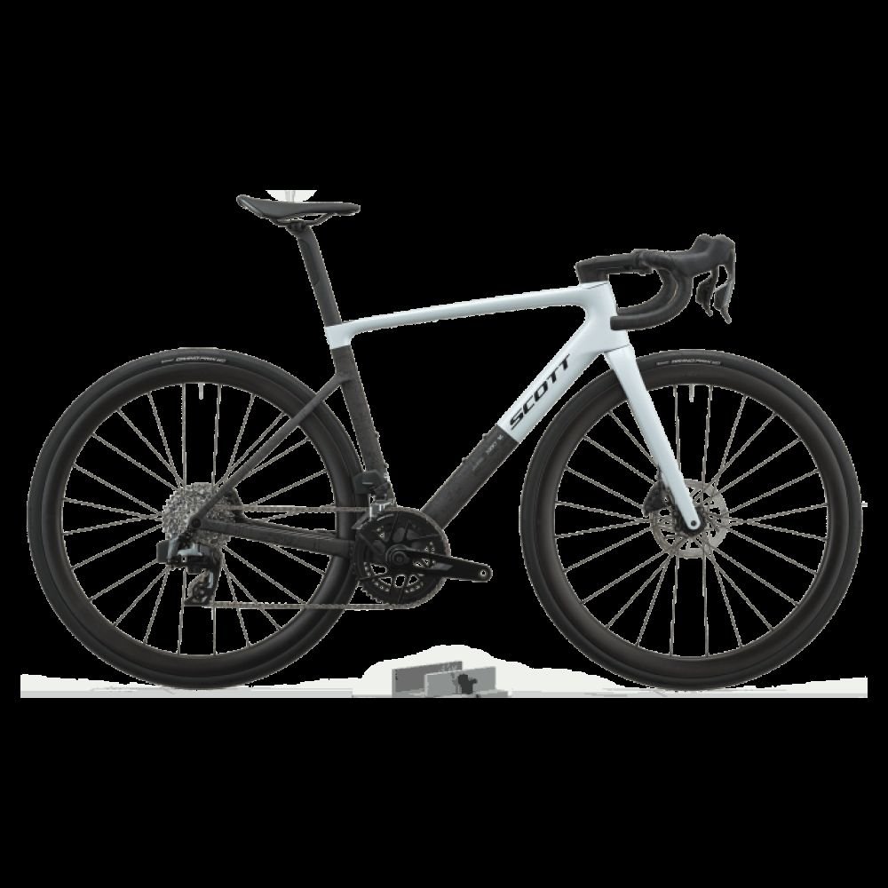 Scott Addict RC 25 cumulus white / carbon black - RH-M