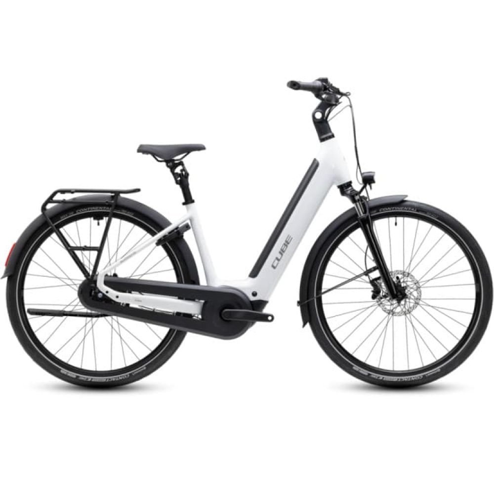 Cube Supreme RT Hybrid Comfort EX 600 metallicwhite´n´reflex Easy Entry - RH 54 cm