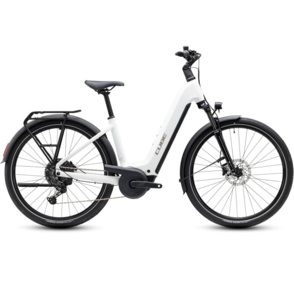 Cube Touring Hybrid ONE 600 metallicwhite´n´chrome Easy Entry - RH 46 cm