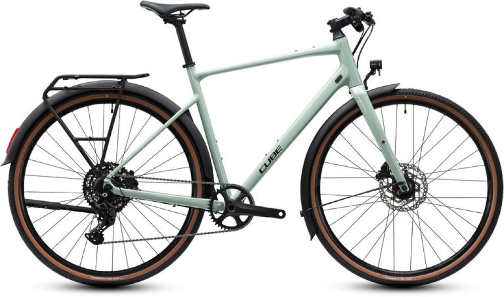 Cube Nulane Pro FE - aloegreen-black Rahmengröße: M