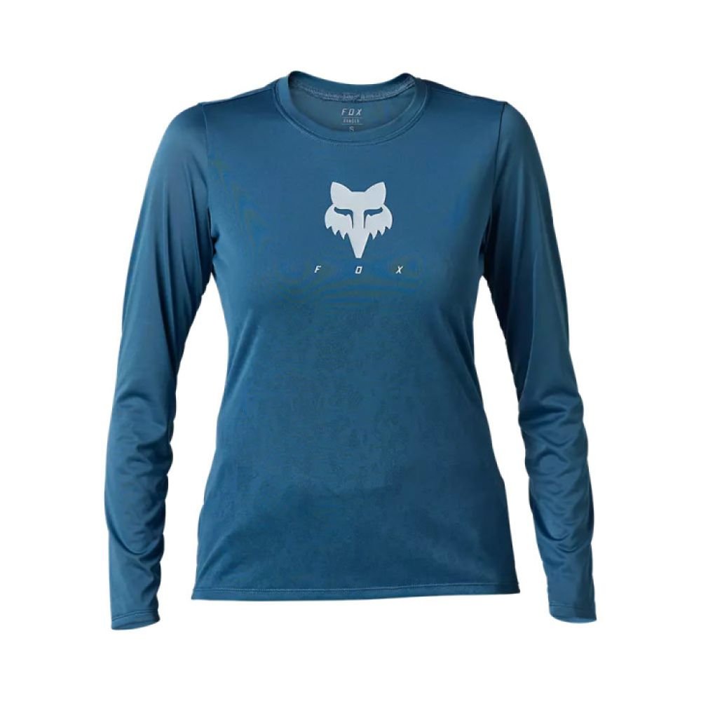 Fox Womens Ranger Tru Dri LS Jersey dark slate - L