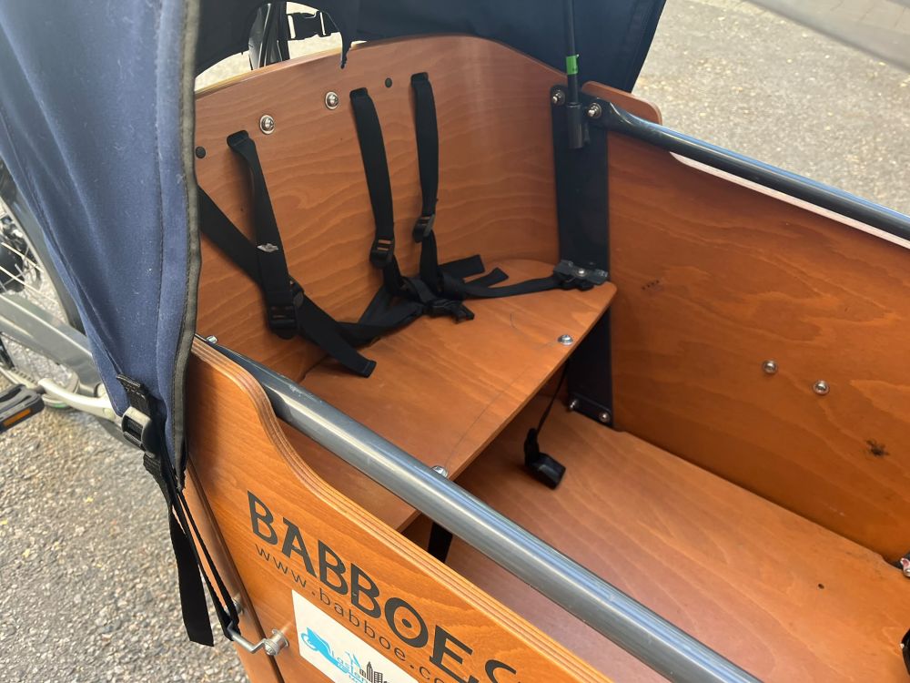 Babboe Curve Lastenrad Cargo Bike Kinder Transporter Lastenfahrrad Dreirad E-Bike
