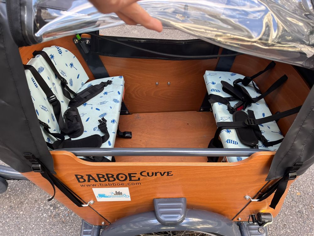 Babboe Curve Lastenrad Cargo Bike Kinder Transporter Lastenfahrrad Dreirad E-Bike