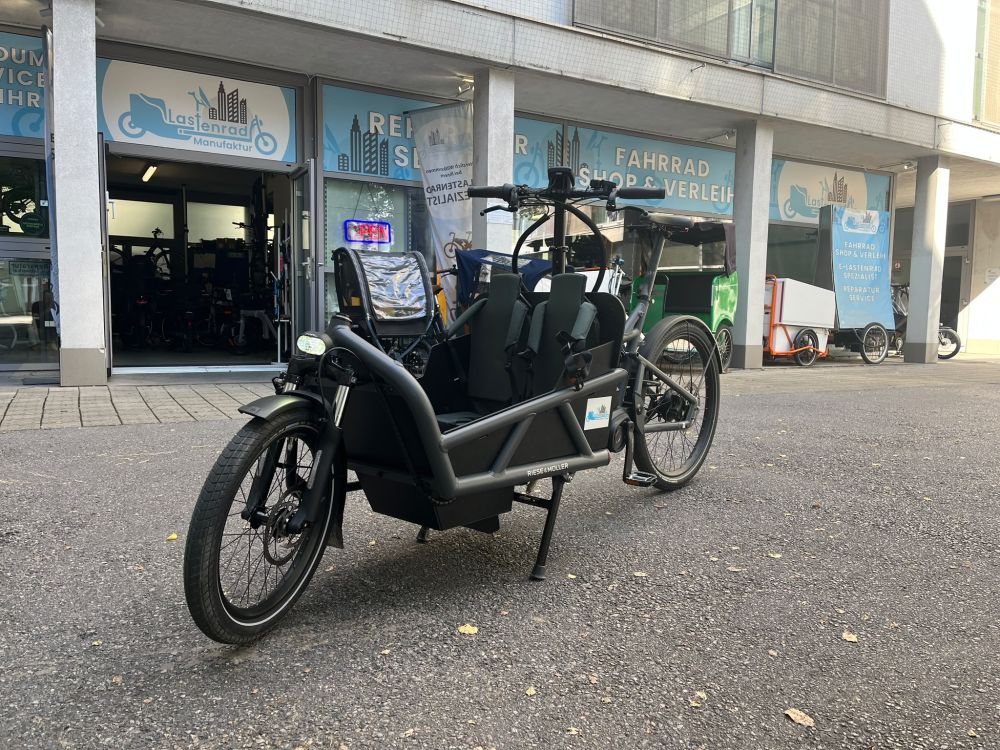 Riese & Müller Load 60 Vario Lastenrad Cargo Bike Kinder Transporter Lastenfahrrad Elektro E-Bike