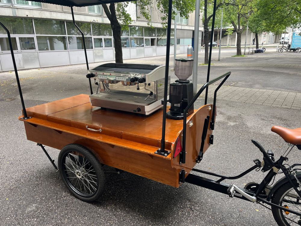 Coffee Bike, Verkaufsrad, food bike, Lastenrad, Elektro, Cargo, Kaffee, Sale Kaffeerad