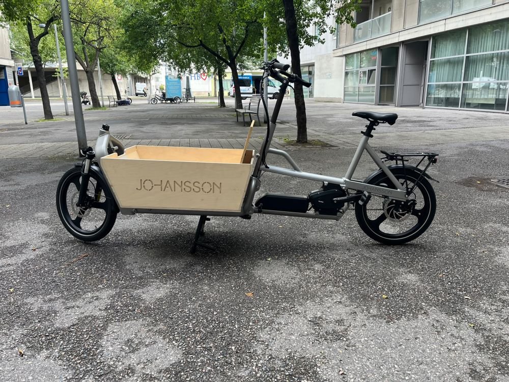 Johansson Lastenrad Gunnar Cargo Bike Kinder Transporter Lastenfahrrad Elektro E-Bike