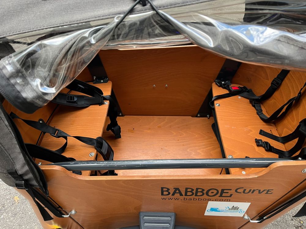 Babboe Curve Mountain Lastenrad Cargo Bike Kinder Transporter Lastenfahrrad Dreirad E-Bike