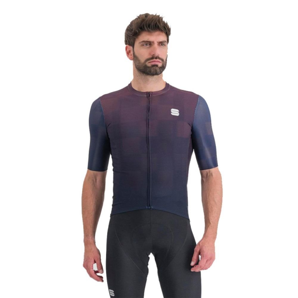 Sportful Rocket Jersey galaxy blue mulled grape - M