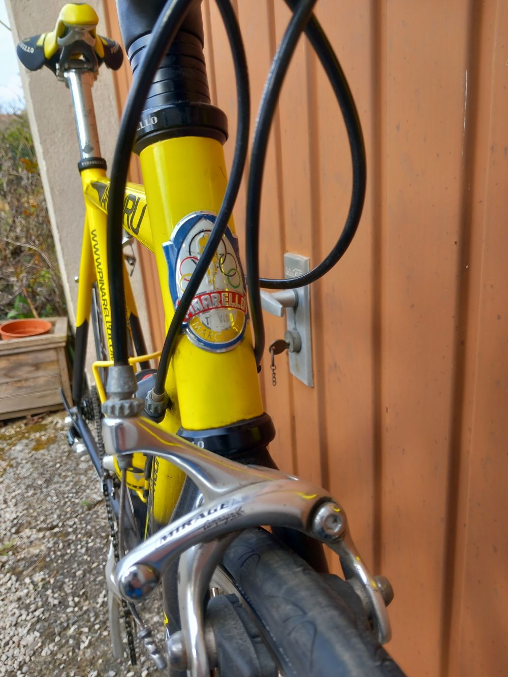 Pinarello Angliru Rennrad - Campagnolo Mirage - Mavic - gepflegter Zustand