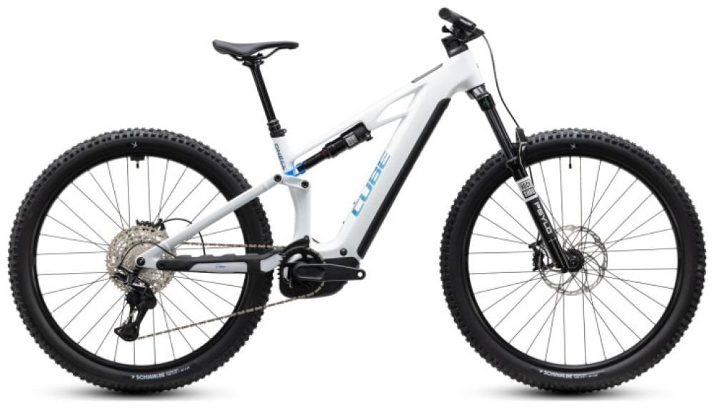Cube Stereo Hybrid ONE44 HPC Pro 800 metallicwhite´n´blue - RH-L