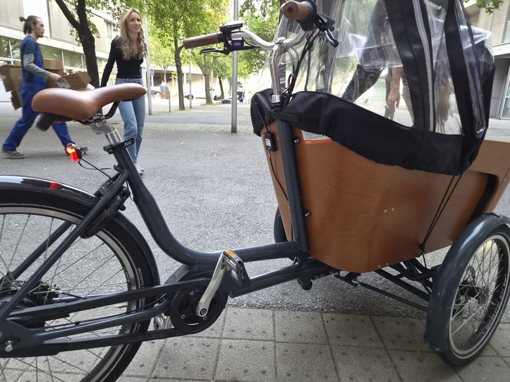 Carve E Lastenrad Cargo Bike Kinder Transporter Lastenfahrrad Dreirad Elektro Fahrrad